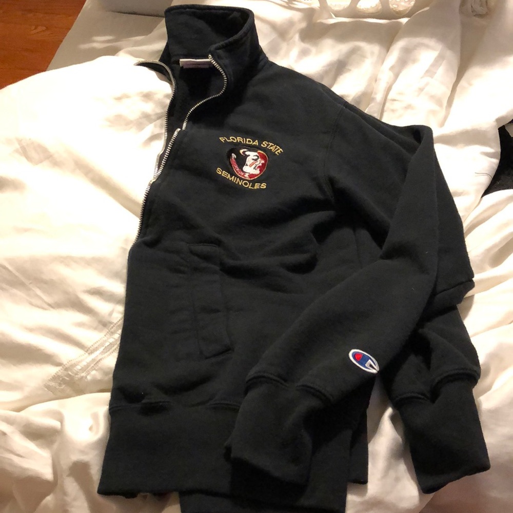 FSU zip up sweater